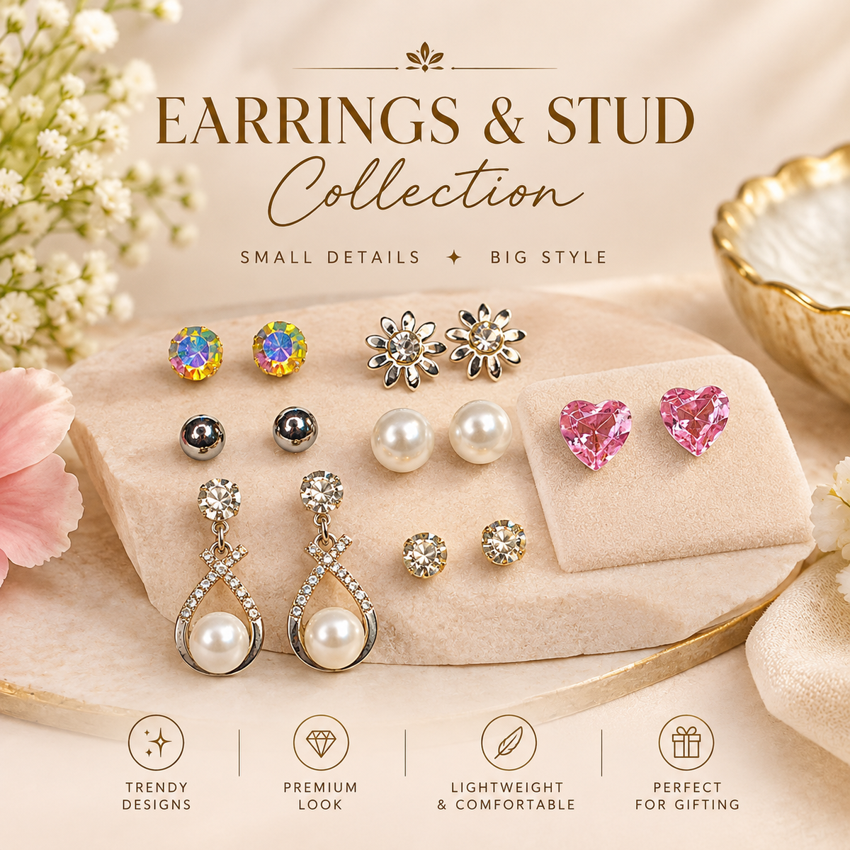 earring & stud