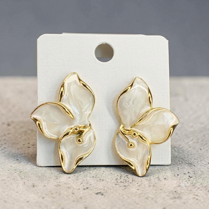 Artificial Pearl & Floral Statement Earrings Combo for Women and Girls